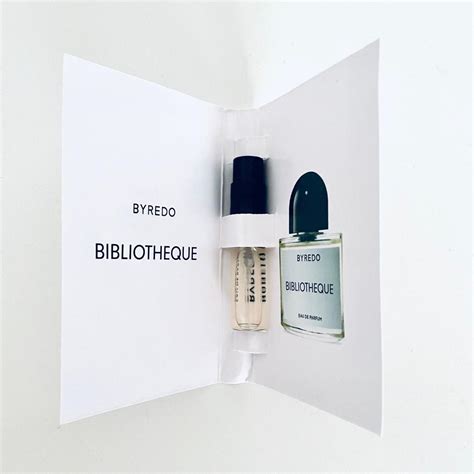 bibliotheque perfume sample.